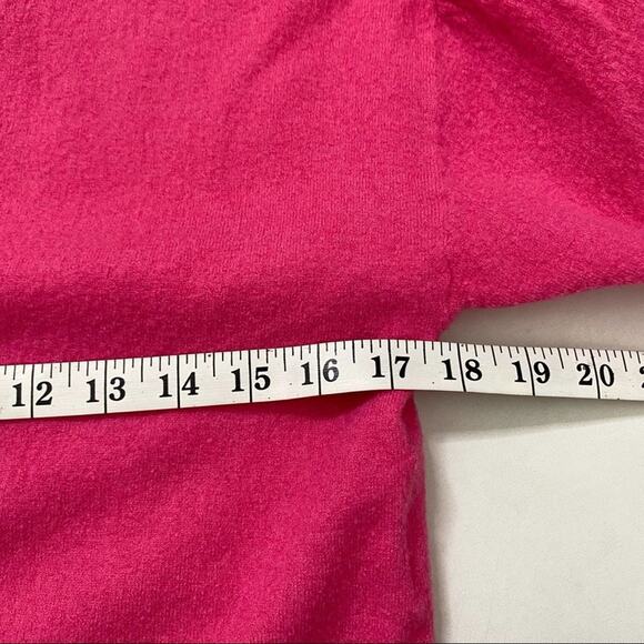 Ulla Johnson Ansel Boiled Wool Cardigan Sweater in Fuchsia Pink Size P/S - Picture 8 of 9